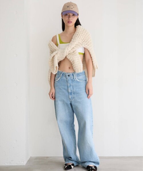 Omekashi（オメカシ）の「【LY】 Boeken cap（キャップ・レディース・ブラウン/グレー・FREE）」の5枚目の写真