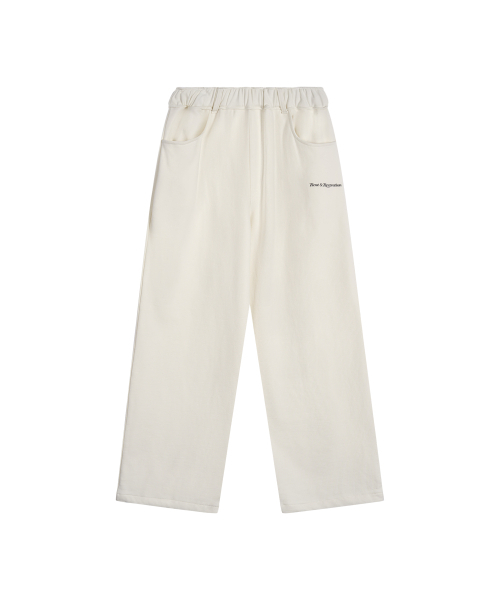 Rest&Recreation(レストアンドレクリエーション)の「SWEAT DETAIL PANTS - IVORY(その他パンツ・メンズ・その他・ONE)」の1枚目の写真