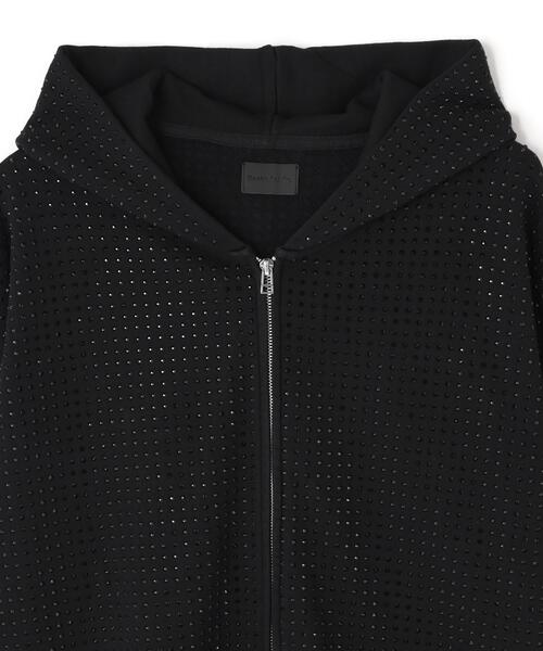 DANKE SCHON（ダンケシェーン）の「DankeSchon/ダンケシェーン/LINE STONE ZIP HOODIE（パーカー・レディース・ブラック・M/L）」の11枚目の写真