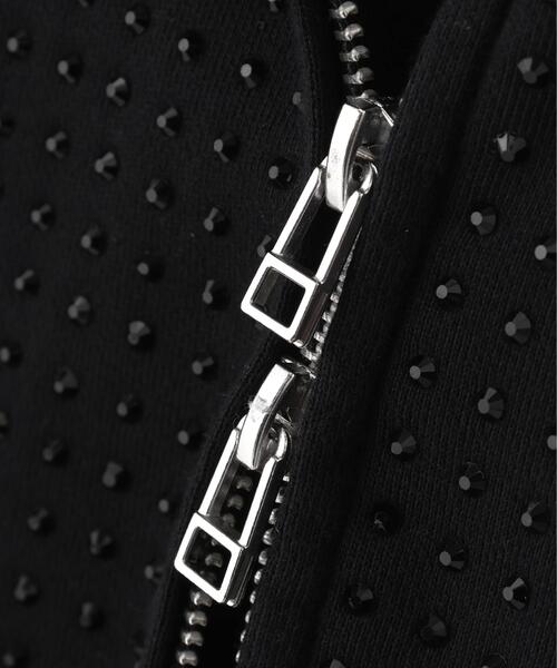 DANKE SCHON（ダンケシェーン）の「DankeSchon/ダンケシェーン/LINE STONE ZIP HOODIE（パーカー・レディース・ブラック・M/L）」の14枚目の写真