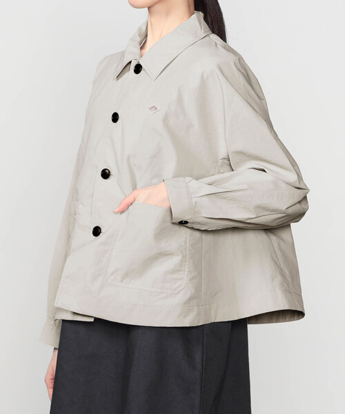 DANTON(ダントン)の「DANTON | ナイロンタッサー ドルマンスリーブジャケット WOMEN(その他アウター・レディース・グレイッシュベージュ/ネイビー・36)」の16枚目の写真