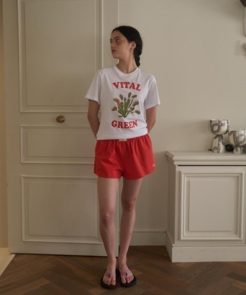 oursaalty（アウアソルティ）の「VITAL GREEN T-SHIRT（Tシャツ/カットソー・レディース・ホワイト・FREE）」の6枚目の写真