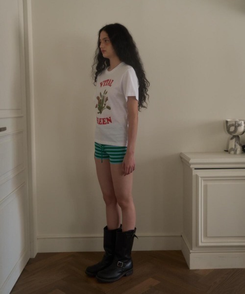oursaalty（アウアソルティ）の「VITAL GREEN T-SHIRT（Tシャツ/カットソー・レディース・ホワイト・FREE）」の11枚目の写真