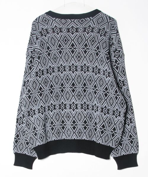 superNova.（スーパーノヴァ）の「superNova./スーパーノヴァ Hexagram knit cardigan（カーディガン/ボレロ・メンズ・ブラック・S/M）」の8枚目の写真