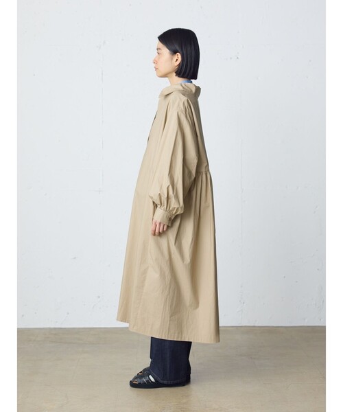 MidiUmi（ミディウミ）の「MidiUmi コートワンピース（ワンピース・レディース・ベージュ/ネイビー・FREE）」の8枚目の写真