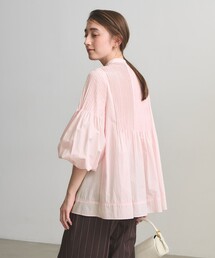 美品 ユナイテッドアローズ TOKYO 総柄スタンドカラーブラウス UNITED ARROWS｜ユナイテッドアローズのシャツ/ブラウス（スタンド