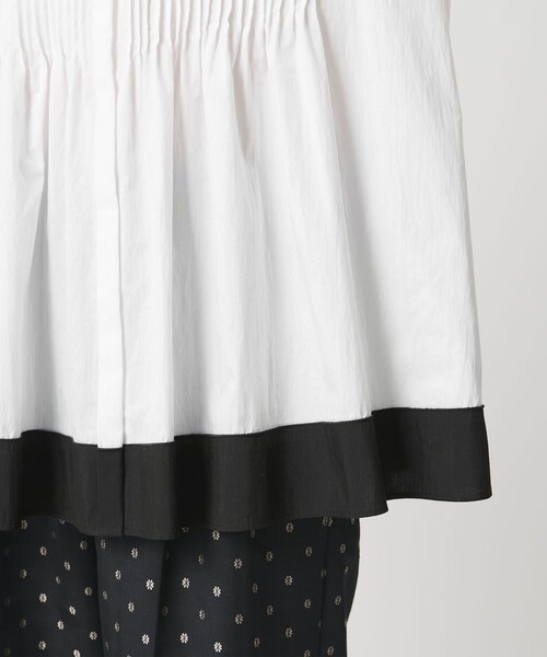 UNITED ARROWS(ユナイテッドアローズ)の「ピンタック バンドカラー ブラウス(シャツ/ブラウス・レディース・ライトピンク/ホワイト/ネイビー・FREE)」の21枚目の写真