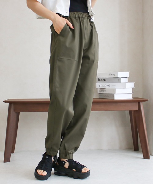 Social GIRL(ソーシャルガール)の「【SL】【it】【Social GIRL】ジョガーパンツ テーパードパンツ イージーパンツ(その他パンツ・レディース・ライトブルー/ベージュ/ピンク・LL/S/M/L)」の5枚目の写真