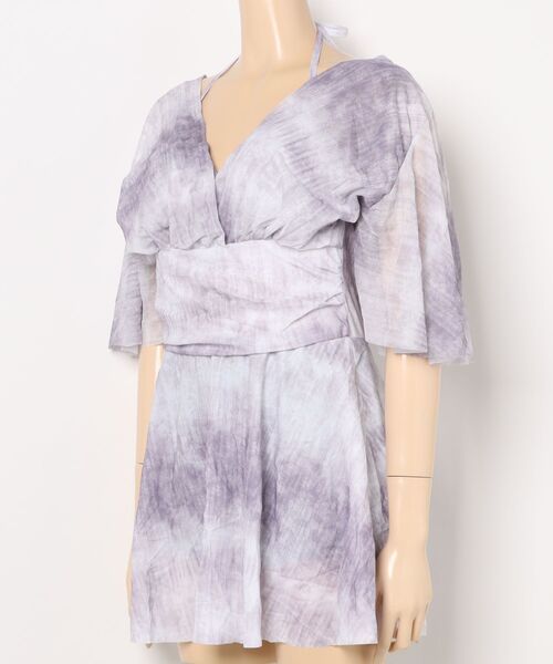 Burner（バーナー）の「【lux sea jewelry（ラックス・シー・ジュエリー）】水着用ワンピース  lux-swim-12-23（水着・レディース・パープル・XL/2XL）」の2枚目の写真