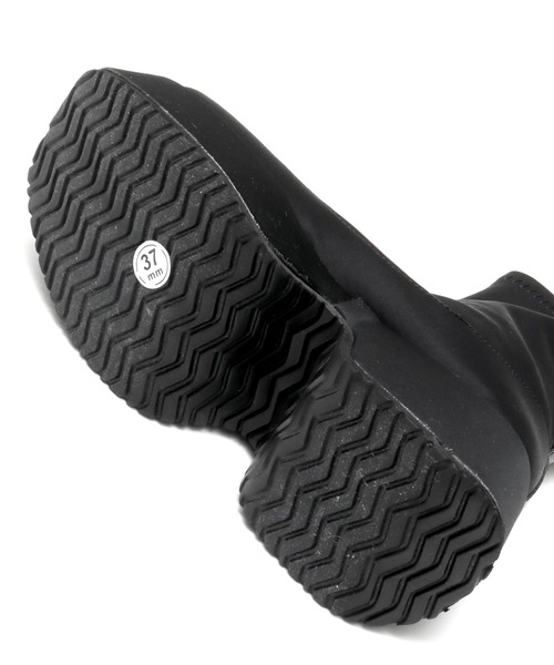 ANAP（アナップ）の「ギャル盛れ厚底ショートブーツ（ブーツ・レディース・ブラック・M/L）」の8枚目の写真