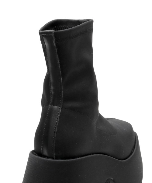 ANAP（アナップ）の「ギャル盛れ厚底ショートブーツ（ブーツ・レディース・ブラック・M/L）」の14枚目の写真