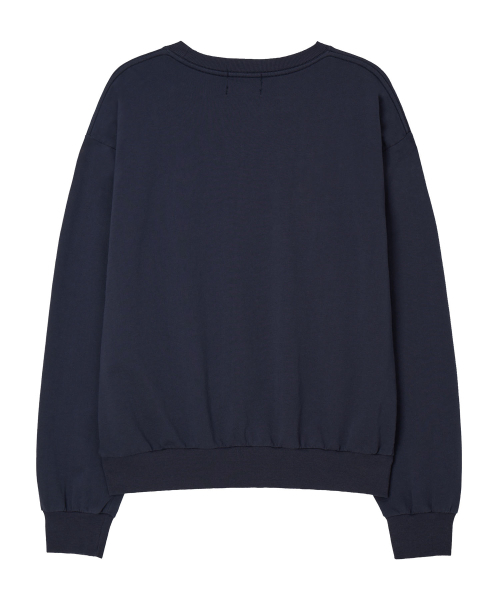 ERER(エルエル)の「Tiger Print Vintage Sweatshirt Navy(スウェット・レディース・ネイビー・2/1)」の6枚目の写真
