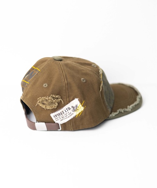 AVIREX（アヴィレックス）の「【AVIREX】Dameg Cap（キャップ・メンズ・ネイビー/オリーブ・FREE）」の7枚目の写真