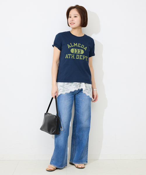 SLOBE IENA(スローブイエナ)の「SLOBE スクエアハンドルバッグ(ハンドバッグ・レディース・ブラック/ベージュ・FREE)」の7枚目の写真