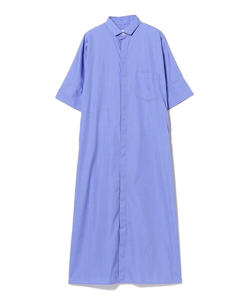 TICCA(ティッカ)の「TICCA / テント ハーフスリーブ シャツ ワンピース(ワンピース・レディース・ブラック/ブルー・ONE SIZE)」の2枚目の写真