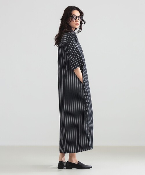 TICCA(ティッカ)の「TICCA / テント ハーフスリーブ シャツ ワンピース(ワンピース・レディース・ブラック/ブルー・ONE SIZE)」の6枚目の写真