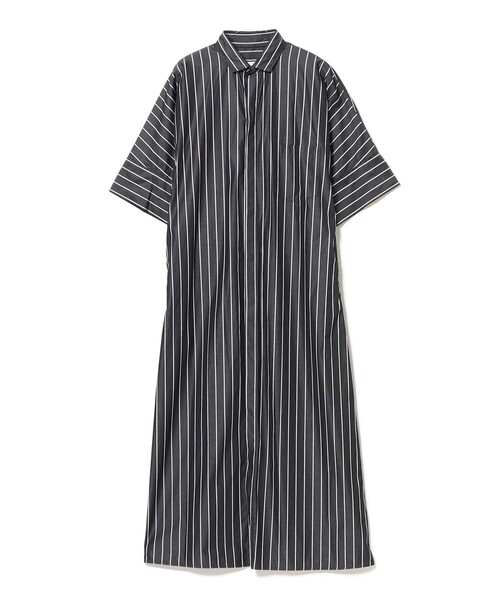 TICCA(ティッカ)の「TICCA / テント ハーフスリーブ シャツ ワンピース(ワンピース・レディース・ブラック/ブルー・ONE SIZE)」の3枚目の写真