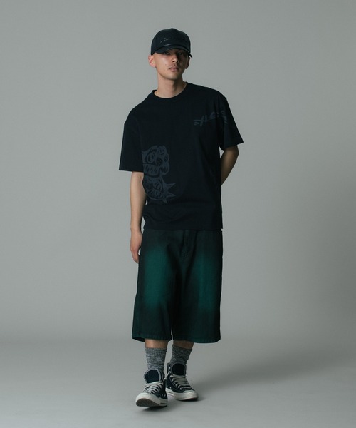 XLARGE(エクストララージ)の「ALLOVER PRINTED S/S TEE(Tシャツ/カットソー・メンズ・オレンジ/ホワイト/ブラック・S/M/L/XL)」の8枚目の写真