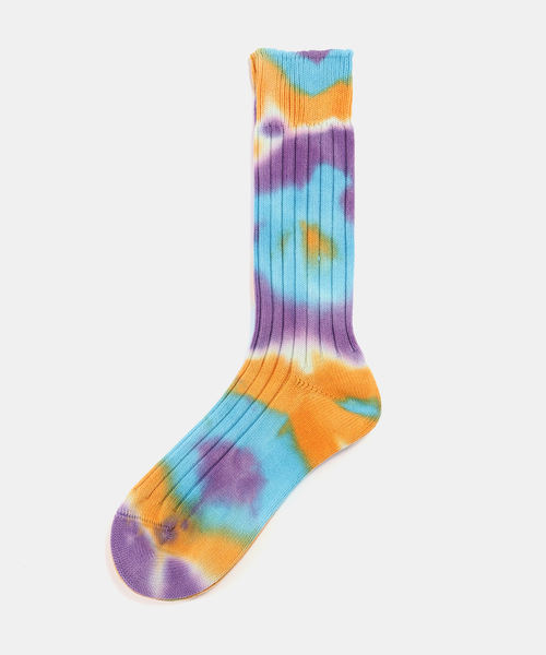 GLEN CLYDE（グレンクライド）の「【GLEN CLYDE/グレンクライド】タイダイソックス（ソックス/靴下・レディース・パープル/ピンク/グリーン/チャコールグレー・FREE）」の4枚目の写真