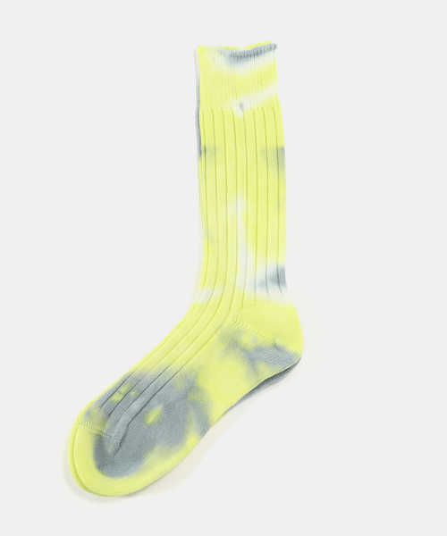 GLEN CLYDE（グレンクライド）の「【GLEN CLYDE/グレンクライド】タイダイソックス（ソックス/靴下・レディース・パープル/ピンク/グリーン/チャコールグレー・FREE）」の2枚目の写真