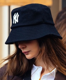 Lafayette | エムエルビー【MLB】- ニューヨーク・ヤンキース キャップ 【New York Yankees WOOL BUCKET HAT BLACK 3AHTW0126】(ハット)