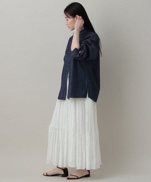 A part by（アパートバイ）の「Isabelleキャミワンピース（ワンピース・レディース・オフホワイト/レッド系その他6/ブラック系その他2・FREE）」の4枚目の写真