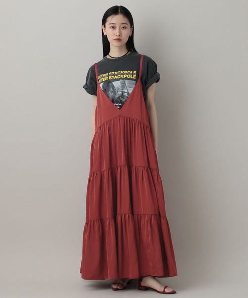 A part by（アパートバイ）の「Isabelleキャミワンピース（ワンピース・レディース・オフホワイト/レッド系その他6/ブラック系その他2・FREE）」の9枚目の写真