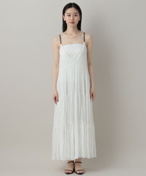 A part by（アパートバイ）の「Isabelleキャミワンピース（ワンピース・レディース・オフホワイト/レッド系その他6/ブラック系その他2・FREE）」の13枚目の写真