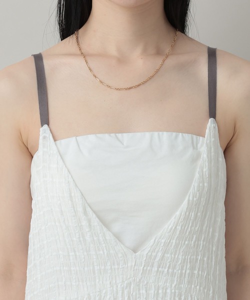 A part by（アパートバイ）の「Isabelleキャミワンピース（ワンピース・レディース・オフホワイト/レッド系その他6/ブラック系その他2・FREE）」の16枚目の写真