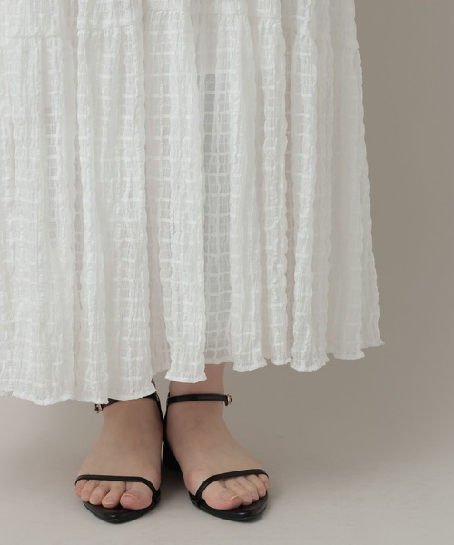 A part by（アパートバイ）の「Isabelleキャミワンピース（ワンピース・レディース・オフホワイト/レッド系その他6/ブラック系その他2・FREE）」の19枚目の写真