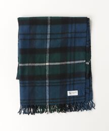 Johnstons of Elgin ジョンストンズオブエルガン ストール  青 【古着】【中古】【送料無料】 Johnstons of Elgin（ジョンストンズ オブ エルガン）】 カシミヤ100