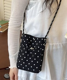Beststore（ベストストア）の「巾着ミニショルダーバッグ サコッシュ ドローストリング 軽量（ショルダーバッグ）」