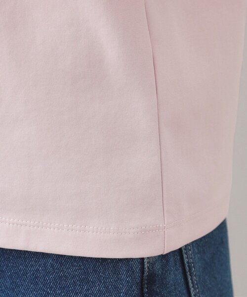 index（インデックス）の「フリルスリーブドッキングポンチトップス【洗濯機OK】（Tシャツ/カットソー・レディース・オフホワイト/ブラック/ピンク・36/40/38）」の4枚目の写真