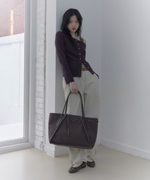 HAVEAWHALE（ハブアホエール）の「sio canvas bag (BR)（ショルダーバッグ）」