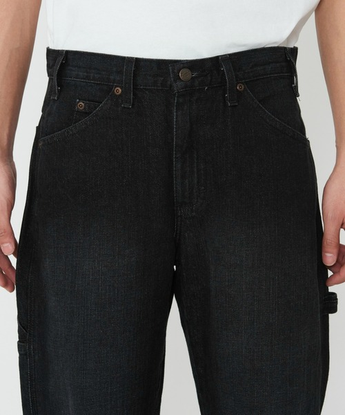 Dickies(ディッキーズ)の「Dickies/ディッキーズ ユーティリティー リラックス デニムパンツ/ペンタ―パンツ(デニムパンツ・メンズ・ブラック/ブルー/ダークインディゴブルー・30/32/34/36)」の14枚目の写真