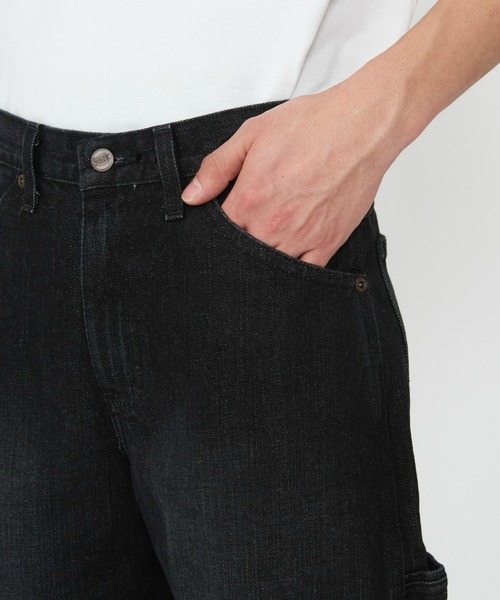 Dickies(ディッキーズ)の「Dickies/ディッキーズ ユーティリティー リラックス デニムパンツ/ペンタ―パンツ(デニムパンツ・メンズ・ブラック/ブルー/ダークインディゴブルー・30/32/34/36)」の17枚目の写真