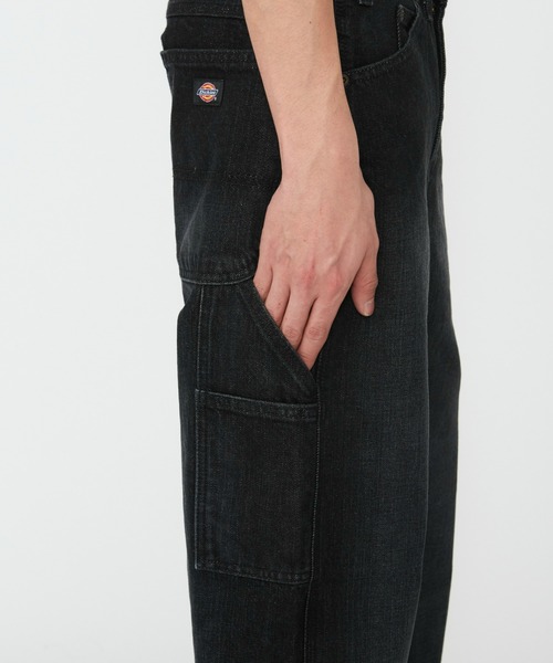 Dickies(ディッキーズ)の「Dickies/ディッキーズ ユーティリティー リラックス デニムパンツ/ペンタ―パンツ(デニムパンツ・メンズ・ブラック/ブルー/ダークインディゴブルー・30/32/34/36)」の21枚目の写真
