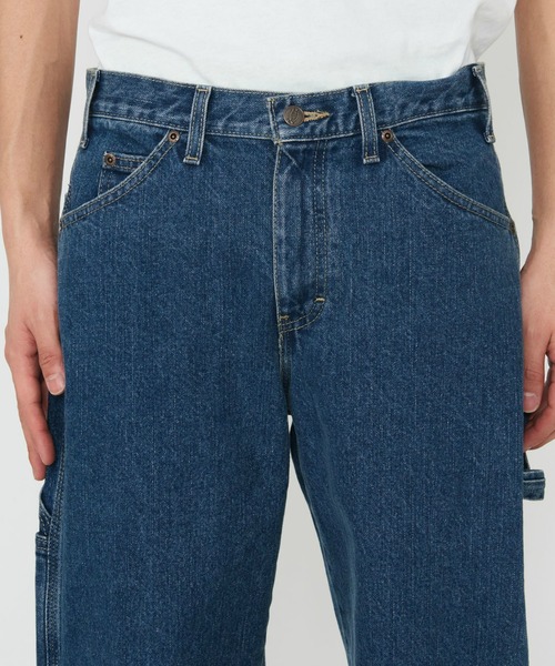 Dickies(ディッキーズ)の「Dickies/ディッキーズ ユーティリティー リラックス デニムパンツ/ペンタ―パンツ(デニムパンツ・メンズ・ブラック/ブルー/ダークインディゴブルー・30/32/34/36)」の4枚目の写真