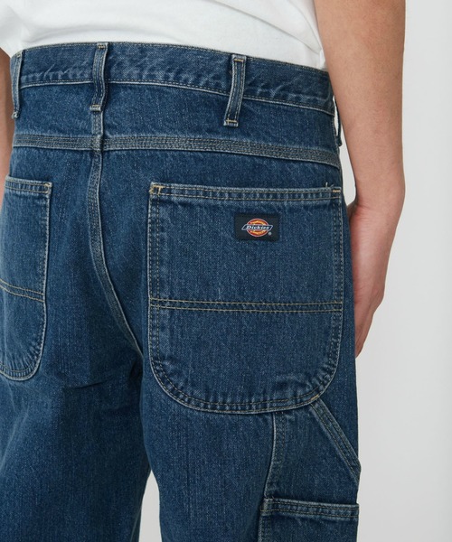 Dickies(ディッキーズ)の「Dickies/ディッキーズ ユーティリティー リラックス デニムパンツ/ペンタ―パンツ(デニムパンツ・メンズ・ブラック/ブルー/ダークインディゴブルー・30/32/34/36)」の9枚目の写真