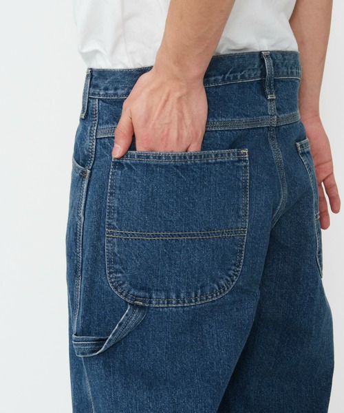 Dickies(ディッキーズ)の「Dickies/ディッキーズ ユーティリティー リラックス デニムパンツ/ペンタ―パンツ(デニムパンツ・メンズ・ブラック/ブルー/ダークインディゴブルー・30/32/34/36)」の11枚目の写真