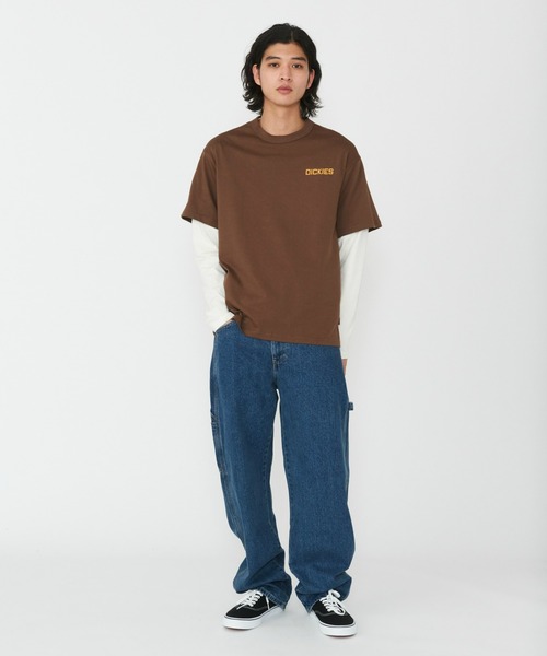 Dickies(ディッキーズ)の「Dickies/ディッキーズ ユーティリティー リラックス デニムパンツ/ペンタ―パンツ(デニムパンツ・メンズ・ブラック/ブルー/ダークインディゴブルー・30/32/34/36)」の12枚目の写真