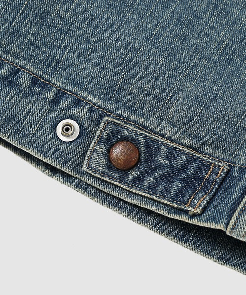 SUGARHILL(シュガーヒル)の「FADED BUTTON DNEIM JACKET(デニムジャケット・メンズ・ブルー系その他・2/1)」の5枚目の写真