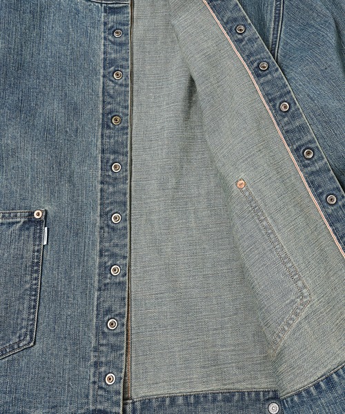 SUGARHILL(シュガーヒル)の「FADED BUTTON DNEIM JACKET(デニムジャケット・メンズ・ブルー系その他・2/1)」の6枚目の写真