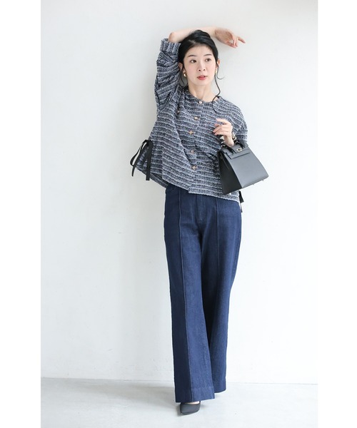 cawaii(カワイイ)の「まるでスウェットデニム(デニムパンツ・レディース・インディゴブルー・M-Long/M-Short/S-Long/S-Short/XL-Long/XL-Short/L-Long/L-Short)」の12枚目の写真