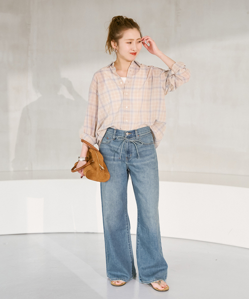 Spick & Span(スピックアンドスパン)の「《別注 / 追加 》LEVI'S/リーバイス SMU XL STRAIGHT*(デニムパンツ・レディース・ブルー・23/28/27/26/25/24)」の9枚目の写真
