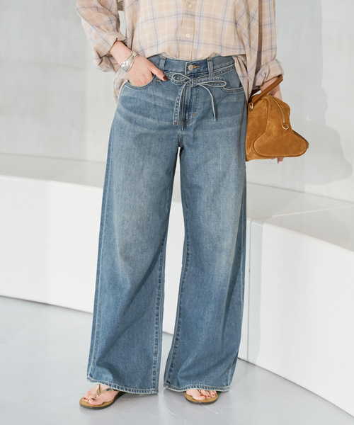 Spick & Span(スピックアンドスパン)の「《別注 / 追加 》LEVI'S/リーバイス SMU XL STRAIGHT*(デニムパンツ・レディース・ブルー・23/28/27/26/25/24)」の20枚目の写真