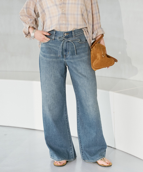 Spick & Span(スピックアンドスパン)の「《別注 / 追加 》LEVI'S/リーバイス SMU XL STRAIGHT*(デニムパンツ・レディース・ブルー・23/28/27/26/25/24)」の21枚目の写真
