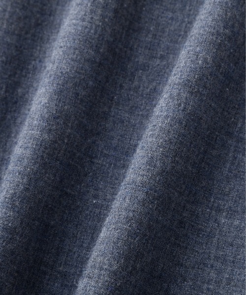 MHL.（エムエイチエル）の「TOP DYED COTTON POPLIN（シャツ/ブラウス・レディース・ブルー/チェック・2/1）」の5枚目の写真