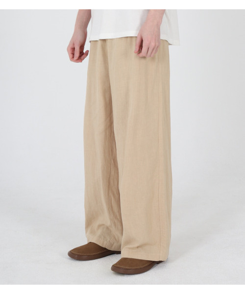BUTTON SEOUL(ボタンソウル)の「ラミイージーバンディングパンツ(ベージュ)(その他パンツ・メンズ・その他・M/L/XL)」の3枚目の写真