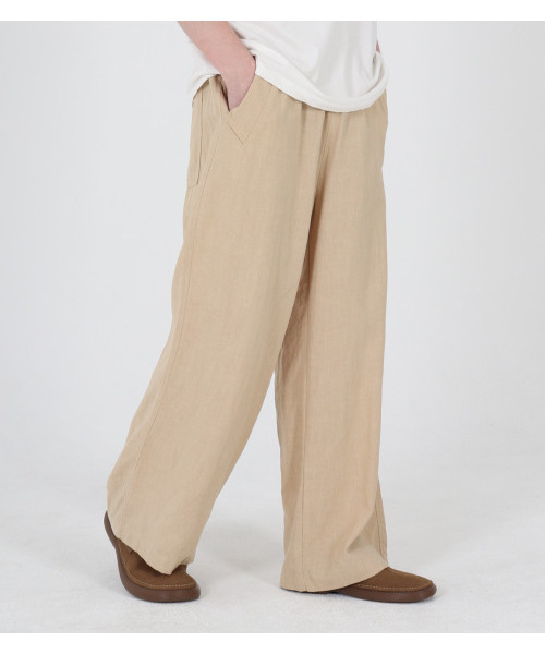 BUTTON SEOUL(ボタンソウル)の「ラミイージーバンディングパンツ(ベージュ)(その他パンツ・メンズ・その他・M/L/XL)」の9枚目の写真